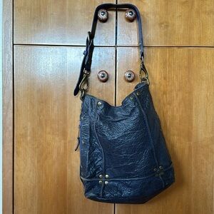 Will Leather Goods blue leather purse